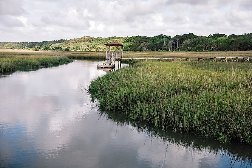 Dock on Edisto Island, South Carolina