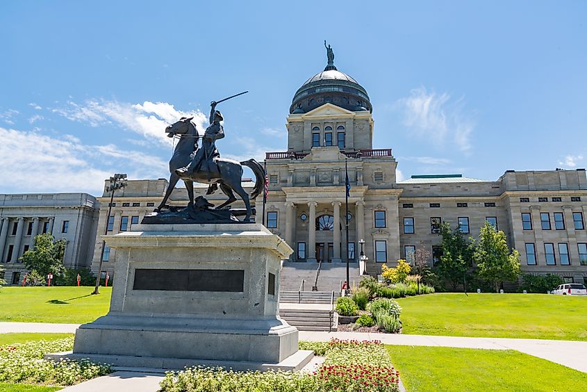 State Capital Building in Helena, Montana.