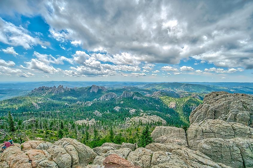 Black Elk Peak at Custer State Park in South Dakota Black Hills Area