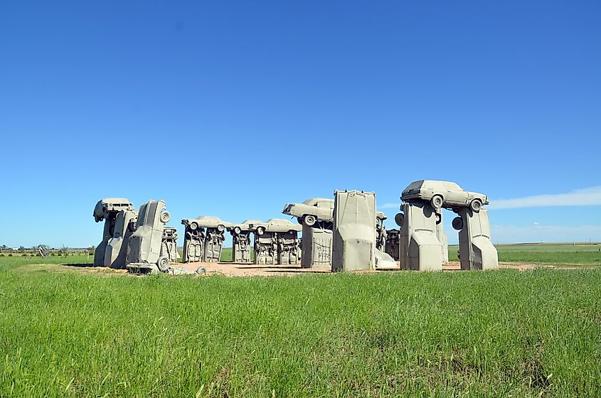 Car Henge in Nebraska.