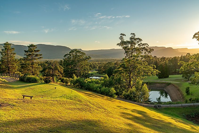 Looking out over the Kangaroo Valley, New South Wales.