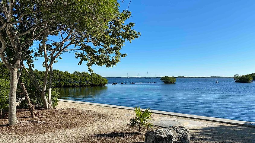 John Pennekamp Coral Reef State Park Key Largo view from beach