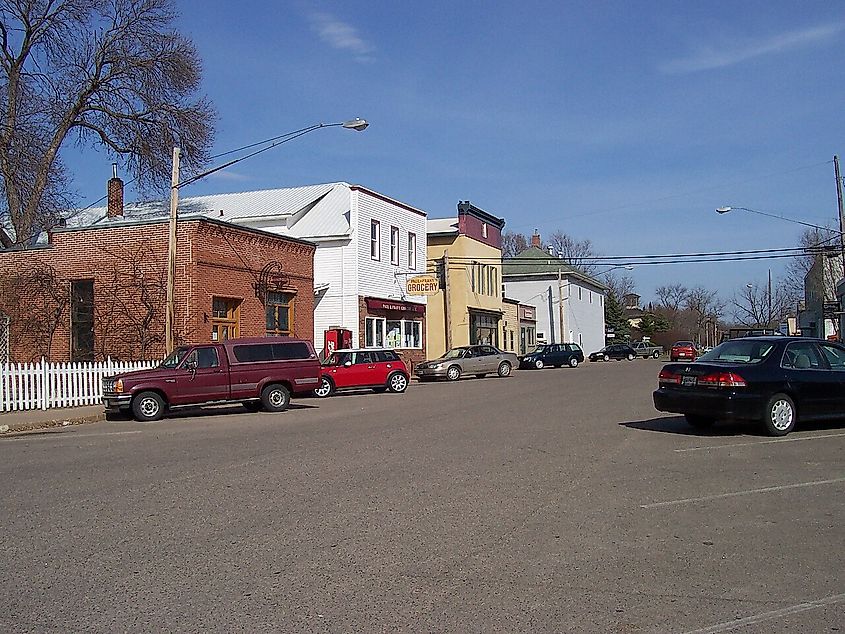 Pepin's business district, Wisconsin.