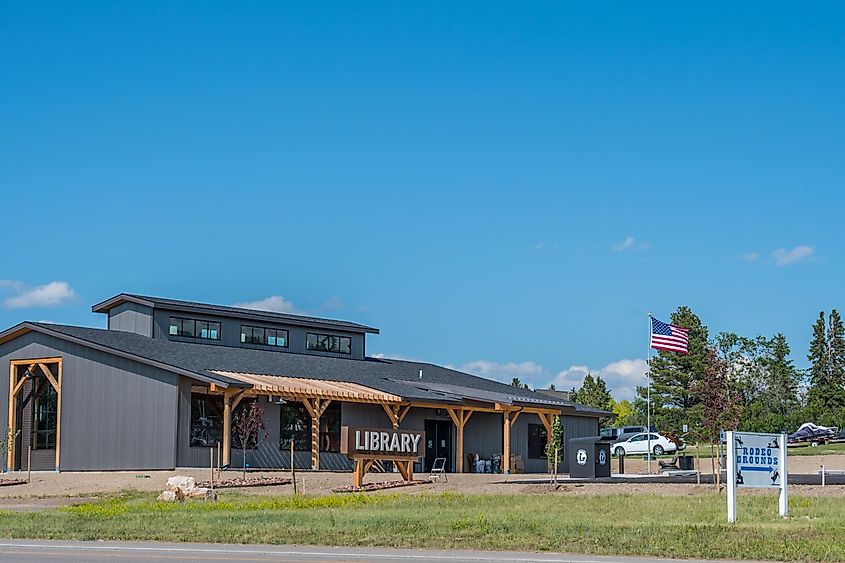 Public library in White Sulphur Springs, Montana