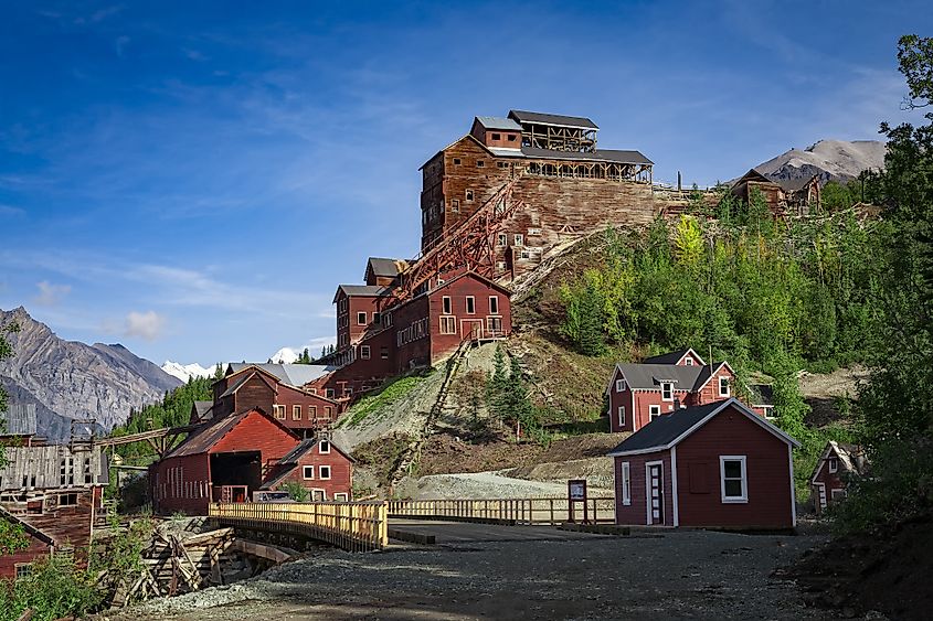 Kennicott Mine at Wrangell, Alaska.