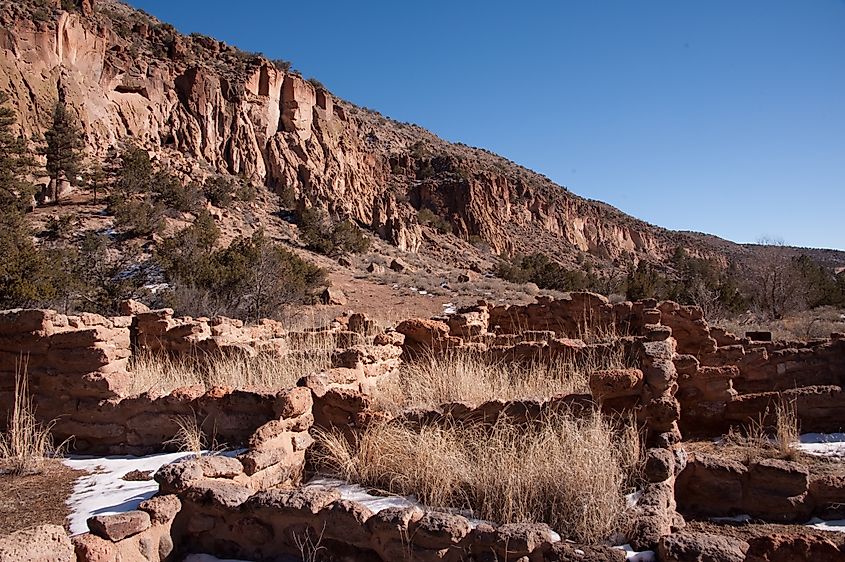 Bandelier National Monument in Los Alamos, New Mexico.