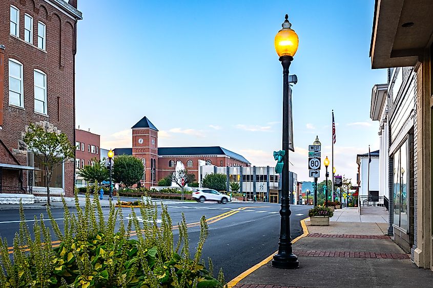 Downtown Somerset, Kentucky.