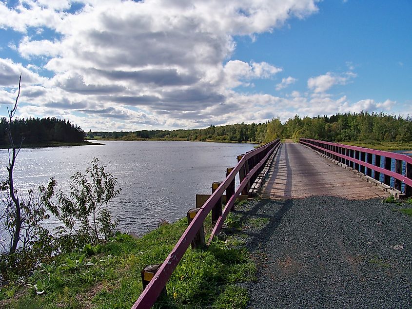Bridge over the Morell River on the Confederation Trail, PEI