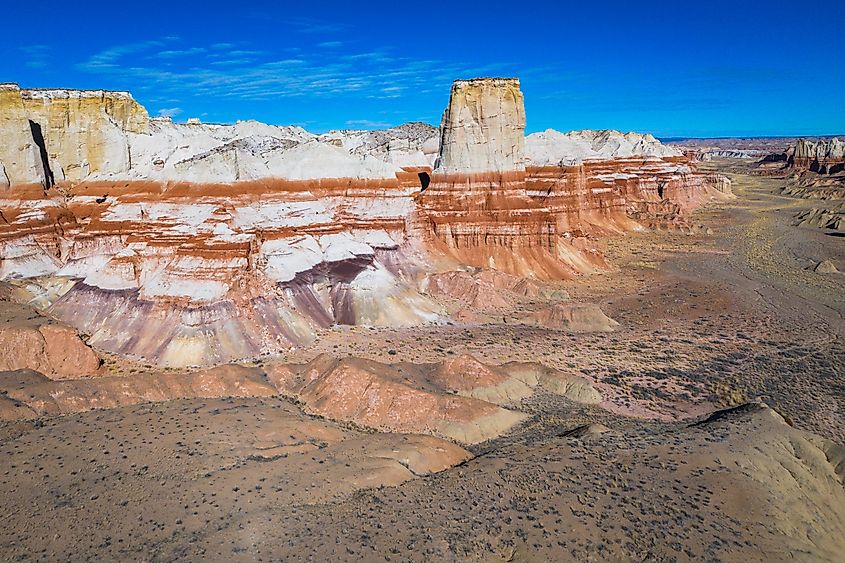 Spectacular landscape near Tuba City, Arizona.