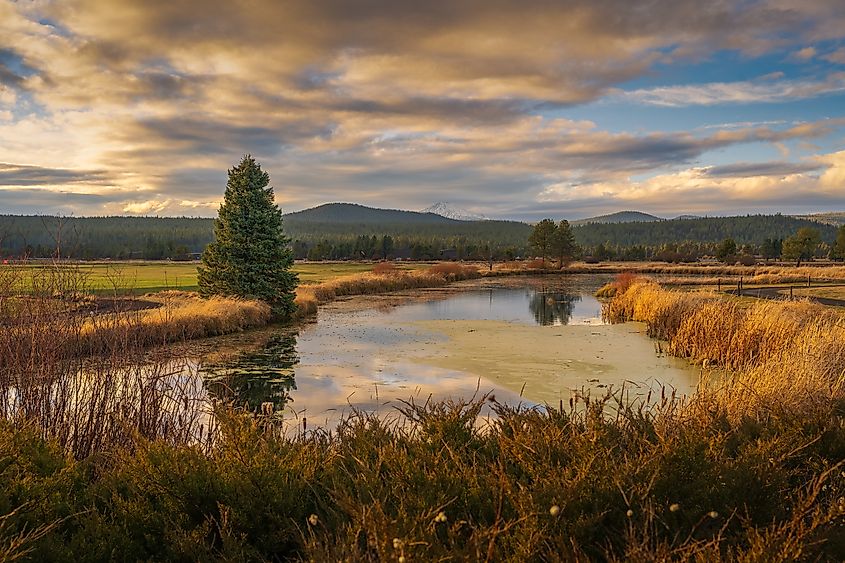 The Deschutes River near Sun River, Oregon.