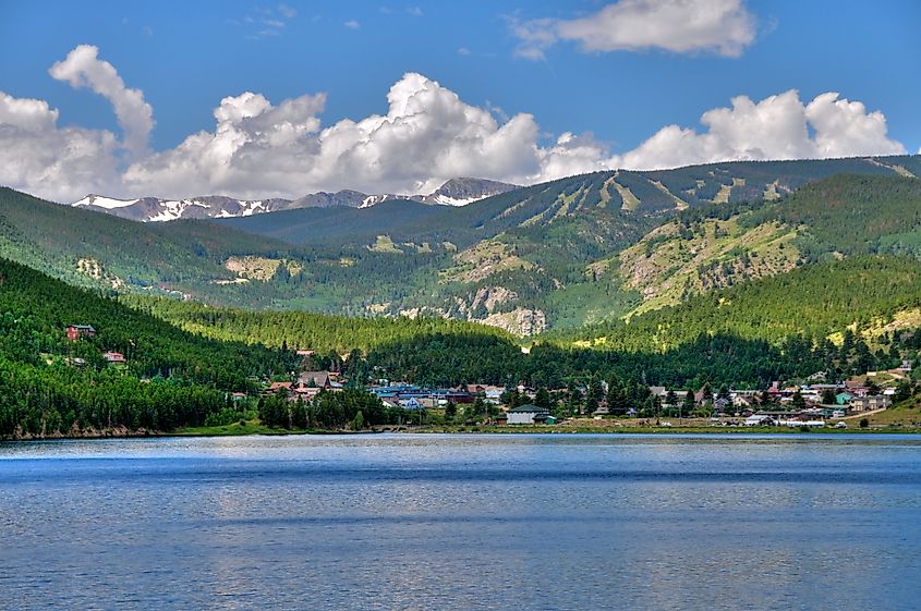 The picturesque mountain town of Nederland, Colorado.