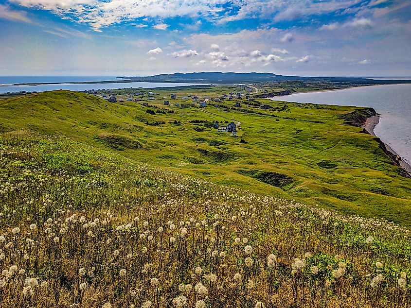 Beautiful landscape of the Magdalen islands