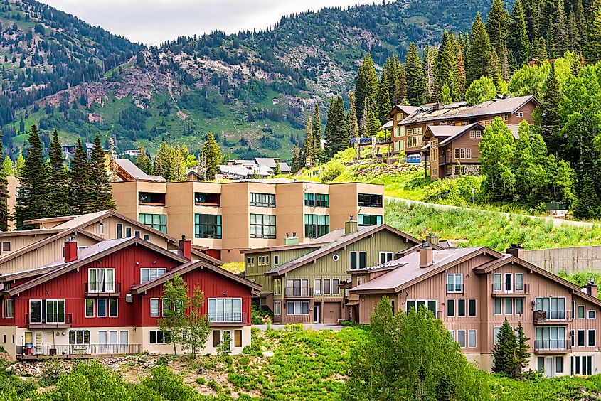 The mountain town of Alta, Utah.