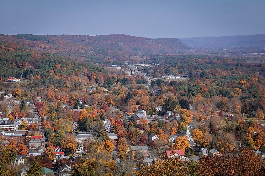 Milford, Delaware, in fall