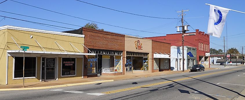 Downtown Childersburg, Alabama