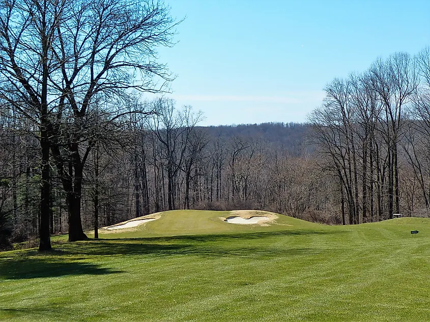 View of the Deerfield Golf Club in Delaware.
