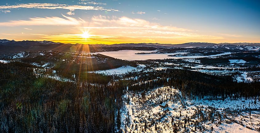 Georgetown Lake near Philipsburg, Montana.