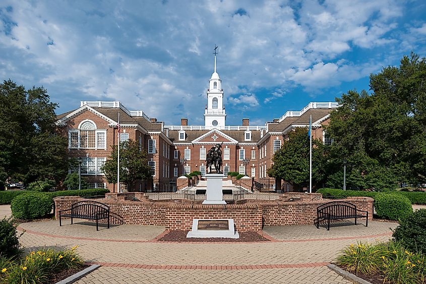 Legislative Hall in Dover, Delaware