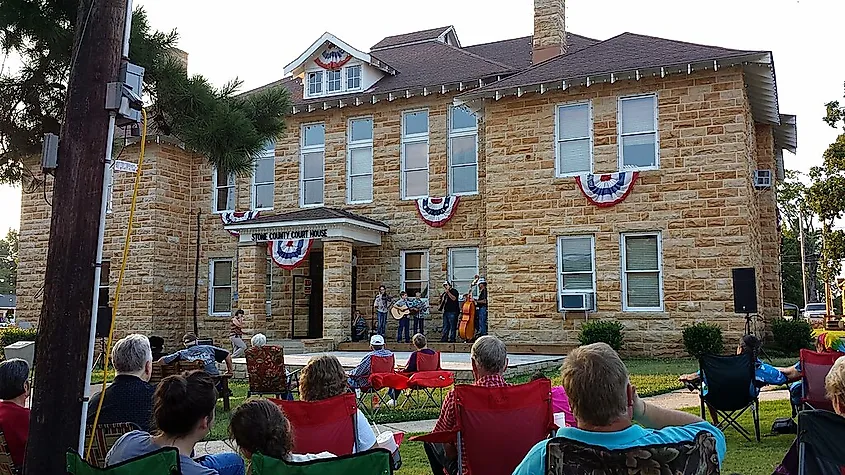 Music in Mountain View, Arkansas.