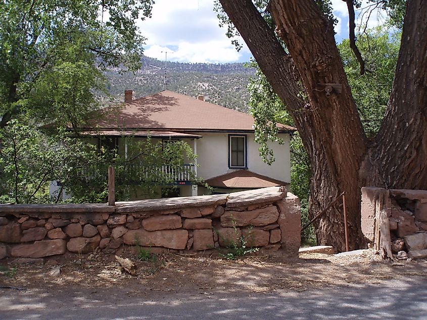 House in Jemez Springs, New Mexico.