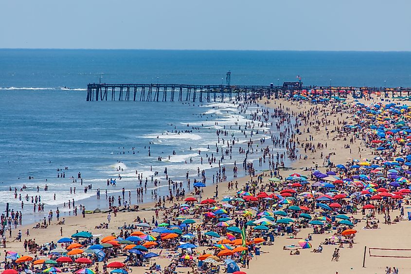 Beach in Ocean City, MD.