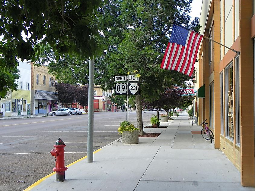 Downtown Choteau, Montana