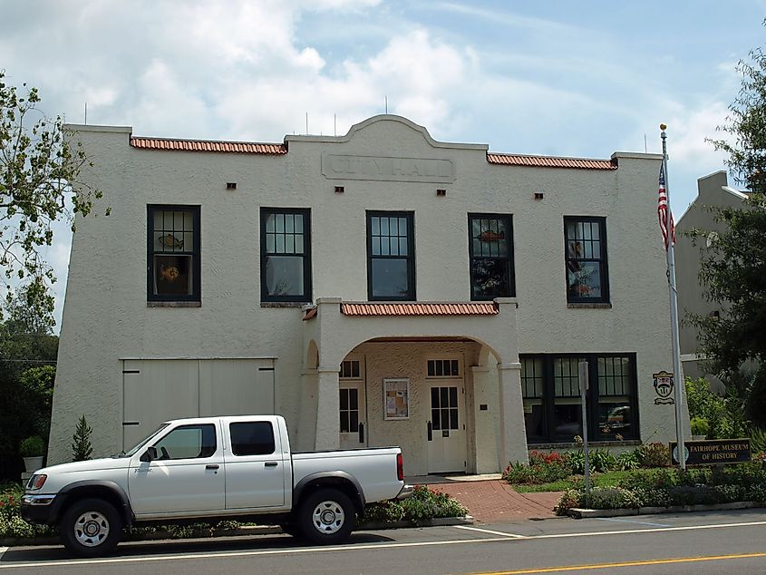 The Fairhope Museum of History in Fairhope, Alabama; listed on the Alabama Register of Landmarks and Heritage