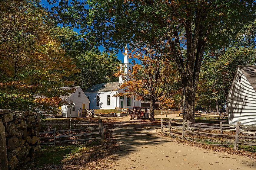 A beautiful chapel in Sturbridge, Massachusetts.