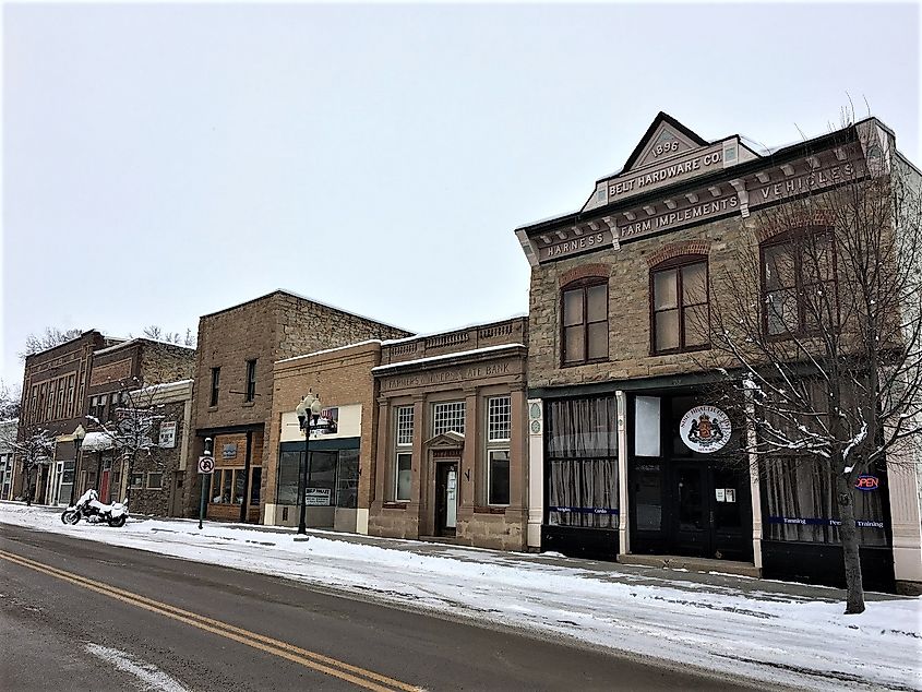 Belt Commercial Historic District, Montana.