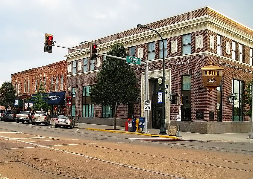 A scene from Sycamore, Illinois.