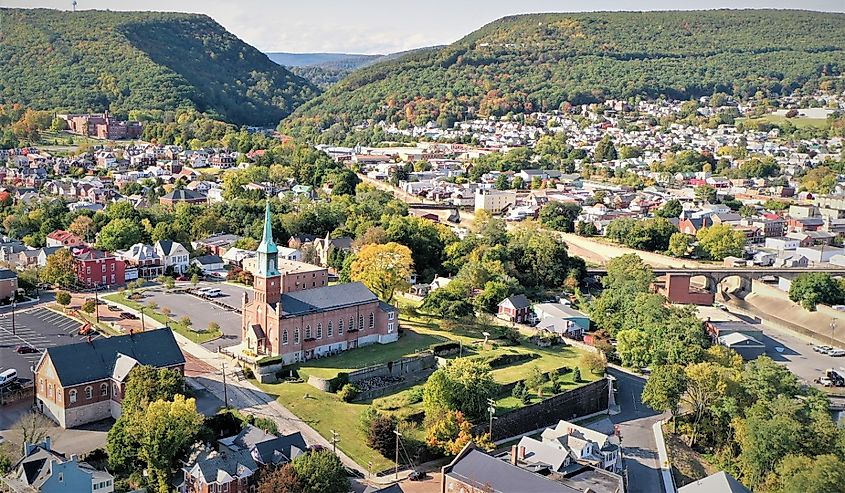 Cumberland Maryland, Church, City.