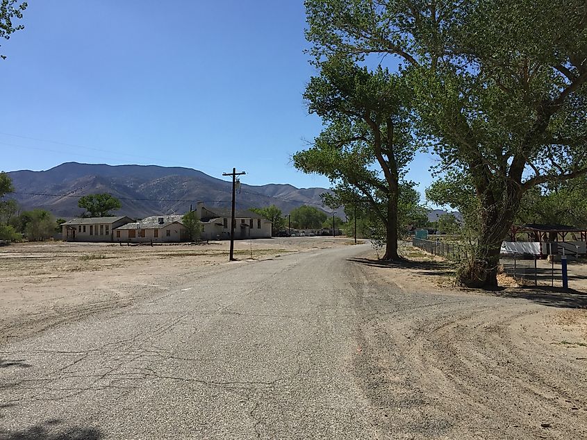 Side road in Schurz, Nevada