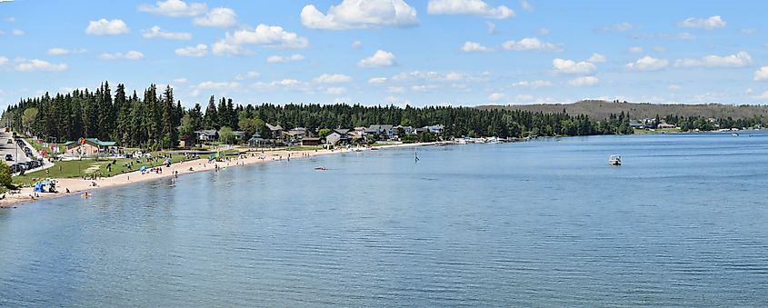 Kinosoo Beach in Cold Lake, Alberta.