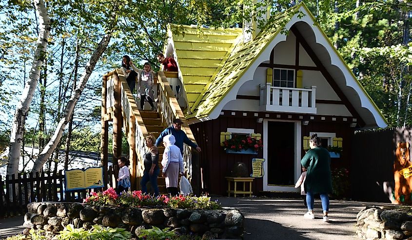 Story Land amusement park in Glen, New Hampshire.