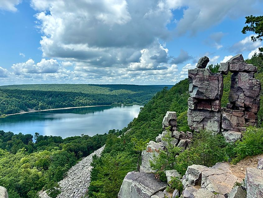 Devil's Lake State Park near Baraboo, Wisconsin.