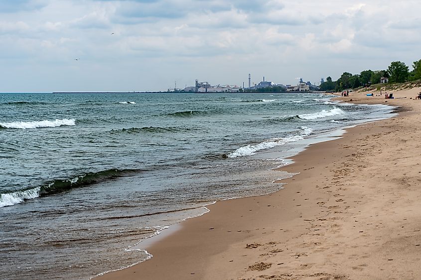 Indiana Dunes National Park in Indiana.