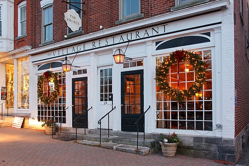 The Village Restaurant in Litchfield, Connecticut.
