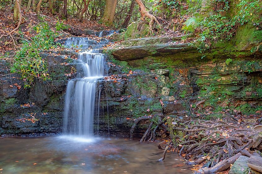 Water fall in Pine Mountain, Georgia