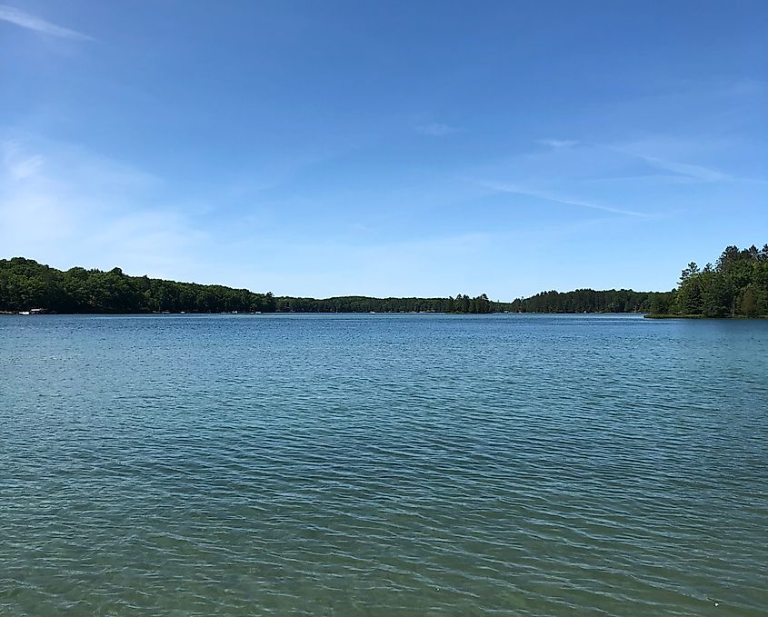 Picture of Long Lake, in Montmorency County, Michigan