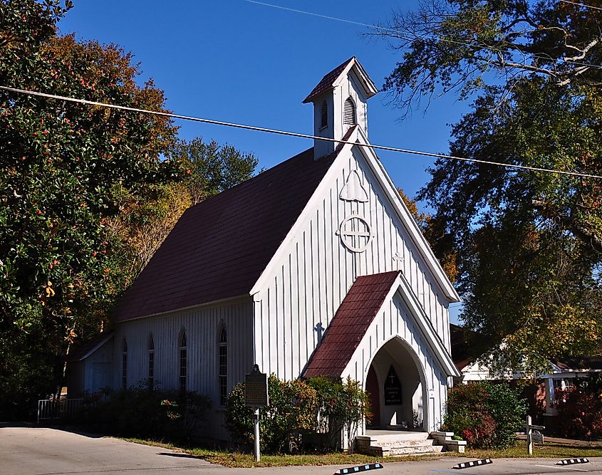 Church of Our Saviour in Iuka, Mississippi.