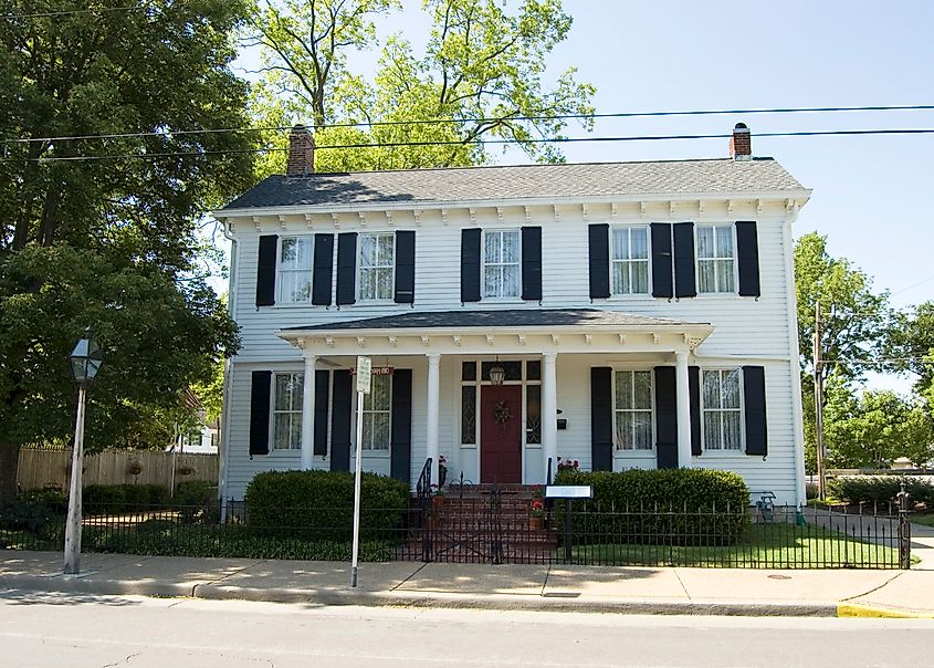 Joseph Bogy House in Ste. Genevieve, Missouri.