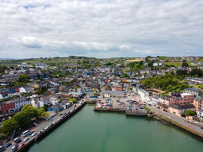 Aerial view of Kenmare, Ireland