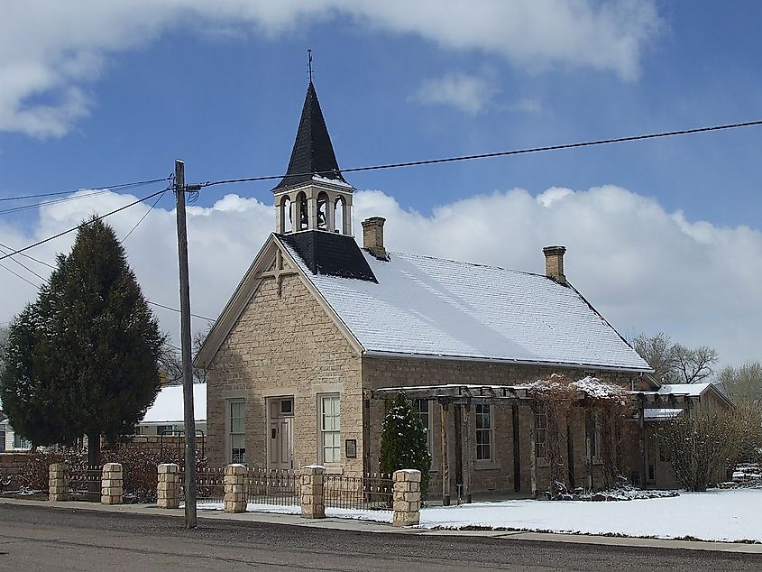 Salina Presbyterian Church, a historic church in Salina, Utah, United States.