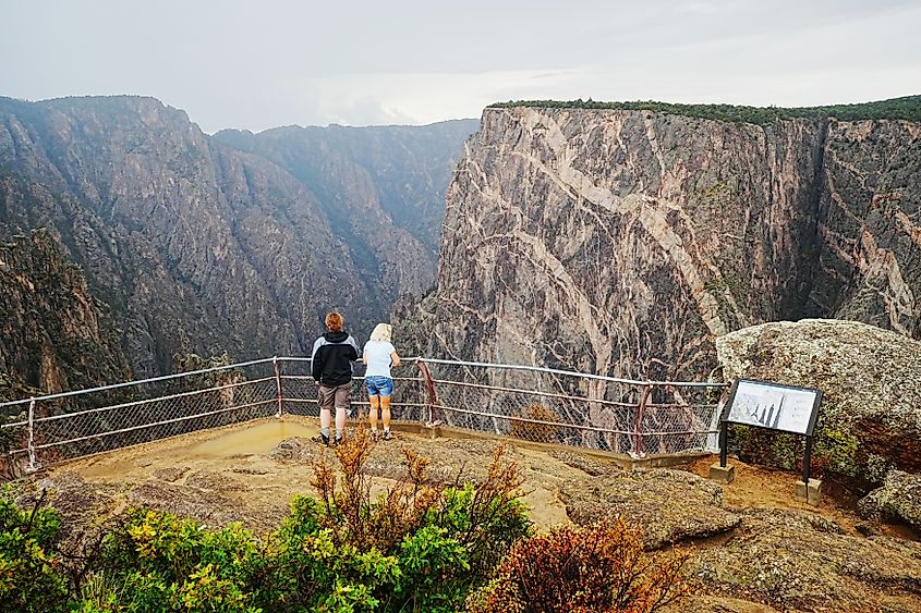 Black Canyon of the Gunnison National Park, Colorado.