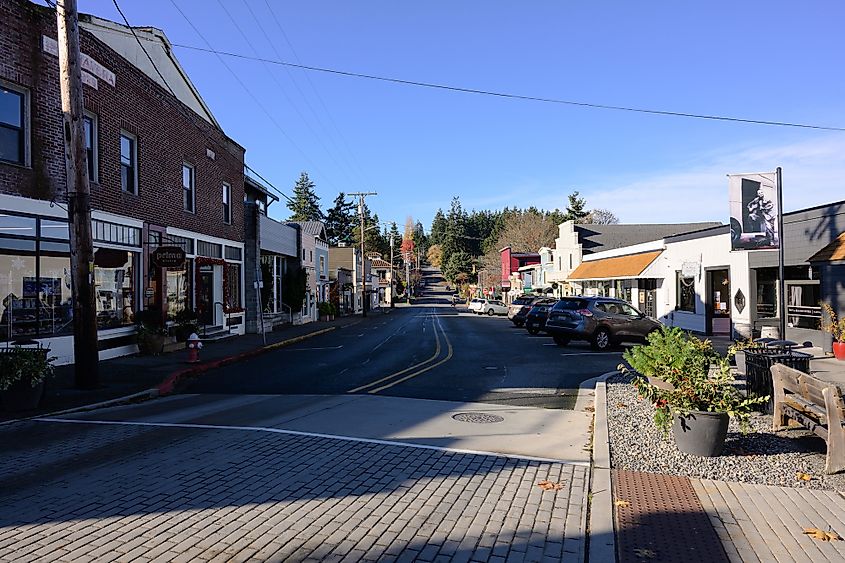 Downtown Langley, Washington. 