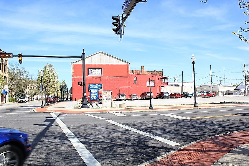 Piqua Riverfront Area, Ohio.