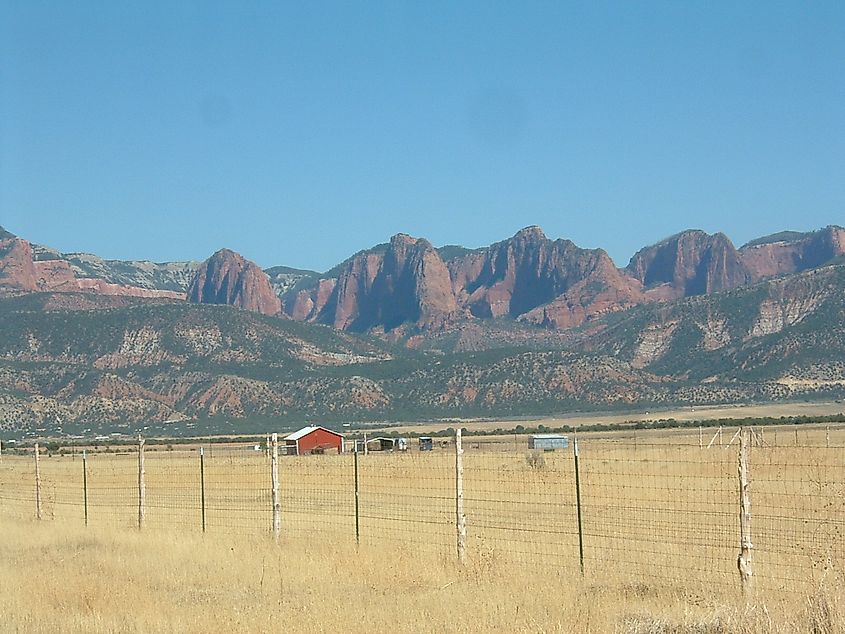 Kolob Fingers from New Harmony, Utah.