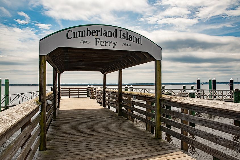 Waterfront in St. Marys, Georgia