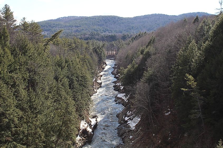 Quechee Gorge near Hartford, Vermont