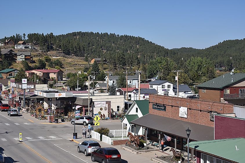 Main street in Hill City, South Dakota. Image credit Paul R. Jones via Shutterstock.com